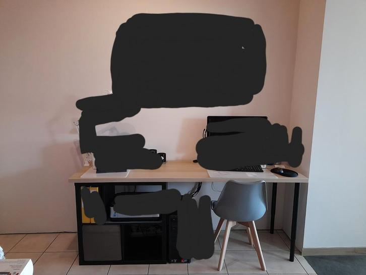 Bureau Ikea, Huis en Inrichting, Bureaus, Gebruikt, Bureau, Ophalen