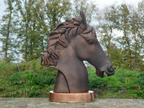paard , buste van een paard, Jardin & Terrasse, Statues de jardin, Neuf, Enlèvement ou Envoi