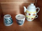 Theepot/ koffiepot met melk- en suikerpotje, Antiek en Kunst, Ophalen of Verzenden