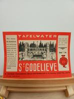 Heule . St. Godelieve tafelwater . Kortrijk, Verzamelen, Biermerken, Ophalen of Verzenden