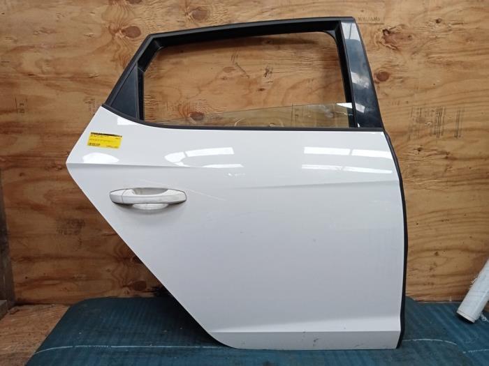 Portier 4Deurs rechts-achter van een Seat Leon (LB9A), Auto-onderdelen, Carrosserie, Deur, Seat, Gebruikt, 3 maanden garantie