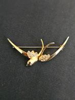 Goudkleurige broche, Handtassen en Accessoires, Broches, Ophalen of Verzenden, Zo goed als nieuw