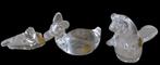 3 Strauss kristallen diertjes, Antiek en Kunst, Antiek | Glaswerk en Kristal, Ophalen of Verzenden
