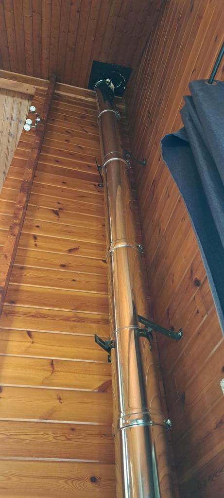Nieuwe inox stoofbuis 8m, Doe-het-zelf en Bouw, Overige Doe-Het-Zelf en Bouw, Zo goed als nieuw, Ophalen