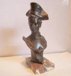 Art nouveau bronzen buste G Van Der Straeten, brons ca 1900, Verzenden