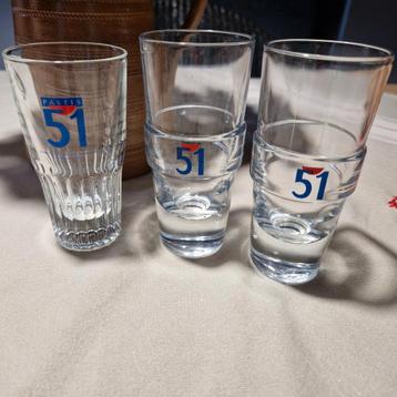 3 verres Pastis 51 beschikbaar voor biedingen