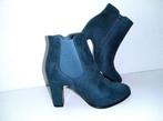 Laarzen/enkellaarzen - 37 - Suede/Suede Blauw/Groen, Kleding | Dames, Lage of Enkellaarzen, Nieuw, Verzenden, Blauw