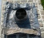Dakplaat lood 30-45gr. - diameter 200mm, Doe-het-zelf en Bouw, Ophalen, Zo goed als nieuw