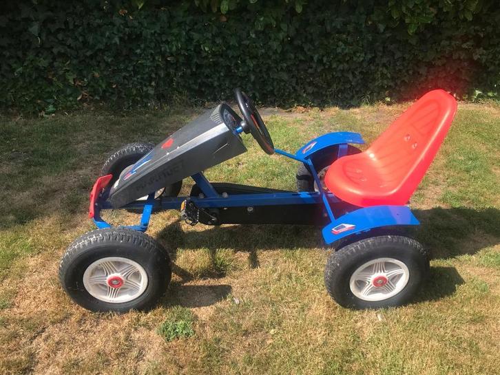 Go Cart Mammoet met extra stoeltje en kar, Enfants & Bébés, Jouets | Extérieur | Go-cart & Cuistax, Comme neuf, Mammoet, Siège duo