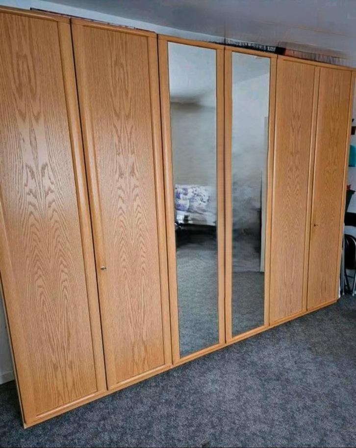 Grote kledingkast met 6 deuren van hoge kwaliteit, Huis en Inrichting, Kasten | Kleerkasten, Gebruikt, 200 cm of meer, 200 cm of meer