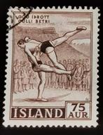 Islande 1955 - sport -  lutte, Affranchi, Enlèvement ou Envoi, Islande