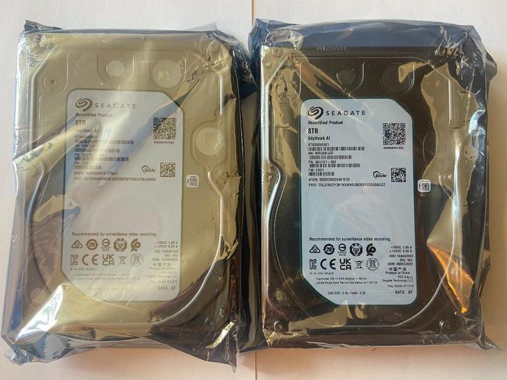 Seagate Skyhawk 8tb NAS/NVR HDD *nieuw in seal - garantie*, Computers en Software, Harde schijven, Nieuw, HDD, SATA, Ophalen of Verzenden