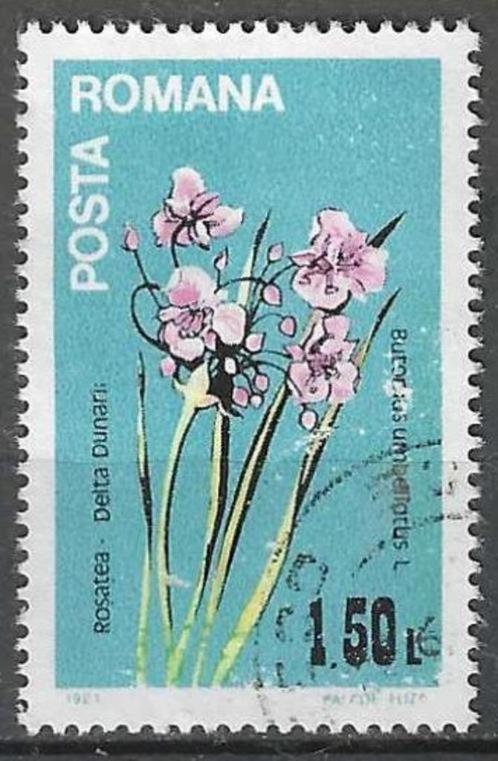 Roemenie 1984 - Yvert 3503 - Butomus umbellatus (ST), Timbres & Monnaies, Timbres | Europe | Autre, Affranchi, Autres pays, Envoi