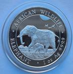 Somalia. 1 Oz Silver  2022. Elephant, Enlèvement ou Envoi, Autres pays, Monnaie en vrac, Argent