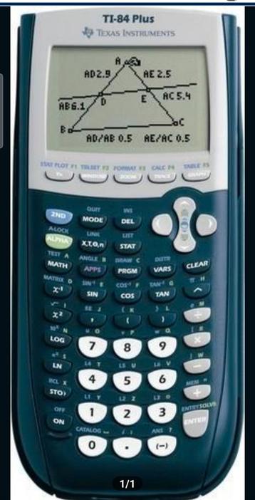 Calculatrice Texas Ti 84 plus
Livraison gratuite à Bruges., Enlèvement, Comme neuf