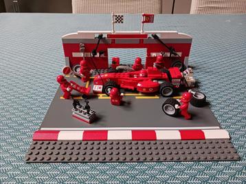 Lego Racers, set 8375, Ferrari F1 Pit Set. beschikbaar voor biedingen