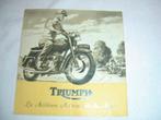 Triumph Moto Brochure, Motoren, Verzenden, Triumph