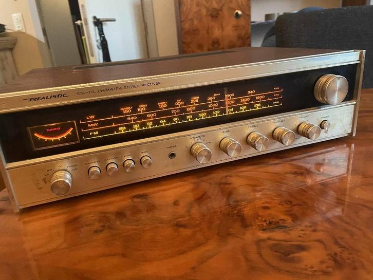 Chaine hifi realistic 1970, Audio, Tv en Foto, Stereoketens, Gebruikt, Cassettedeck, Tuner of Radio, Speakers, Overige merken