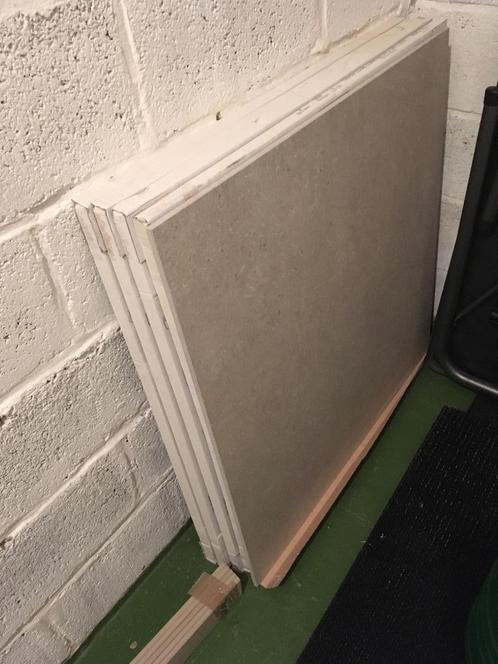 4 wand- of vloertegels en plinten 80x80cm nieuw, Doe-het-zelf en Bouw, Tegels, Nieuw, Vloertegels, 60 cm of meer, 60 cm of meer