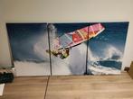Driedelige print van Robby Naish op canvas, Ophalen, Nieuw, Print