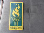 1 officiële pin „Olympic Atlanta 96" + P.Coubertin munt, Verzamelen, Ophalen