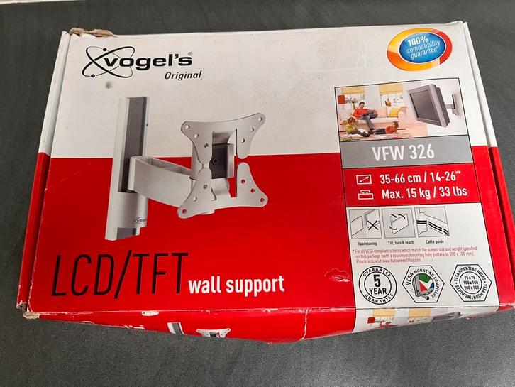 Vogel's VFW 326, Audio, Tv en Foto, Televisiebeugels, Gebruikt, Ophalen