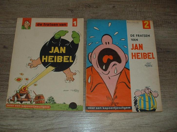 strips de fratsen van jan heibel jaren ' 60- '70 - 1e druk, Boeken, Stripverhalen, Meerdere stripboeken, Ophalen of Verzenden