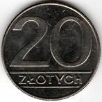 Pologne : 20 Zlotych 1990 Y#153.2 Ref 14441, Timbres & Monnaies, Enlèvement ou Envoi, Monnaie en vrac, Pologne