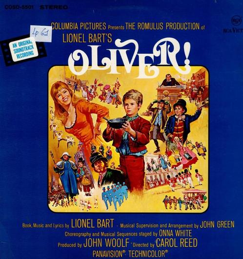 lp   /   Lionel Bart – Oliver! An Original Soundtrack Record, Cd's en Dvd's, Vinyl | Overige Vinyl, Overige formaten, Ophalen of Verzenden