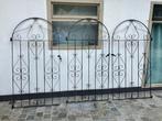 Smeedijzeren poort 3-delig, Jardin & Terrasse, 100 à 150 cm, Acier, 150 à 200 cm, Utilisé