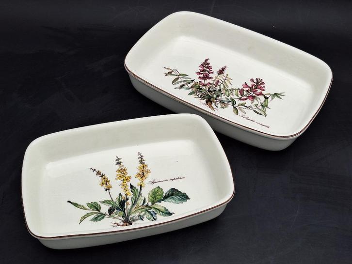 twee lange kommen Villeroy & Boch Botanica, Huis en Inrichting, Keuken | Servies, Zo goed als nieuw, Kom(men), Overige stijlen