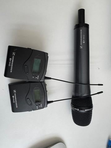 Microphone sennheiser complet presque neuf, Musique & Instruments, Enlèvement ou Envoi, Comme neuf