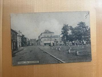 Postkaart Tongeren: Rue de la station -1907 beschikbaar voor biedingen