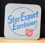 sous bock star export Excelsior (sb34), Verzamelen, Biermerken, Ophalen of Verzenden, Zo goed als nieuw, Viltje(s), Overige merken