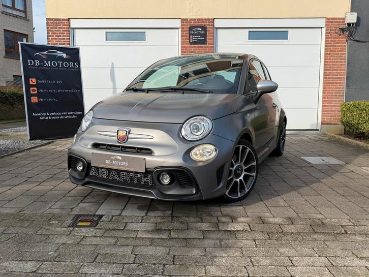 Abarth 595 Turismo grijs mat 02/2019 81800km (165pk), Auto's, Abarth, Bedrijf, Te koop, ABS, Benzine, Euro 6, Stadsauto, 3 deurs