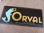 Orval reclamebord, Verzamelen, Ophalen of Verzenden, Gebruikt, Reclamebord, Plaat of Schild, Overige merken