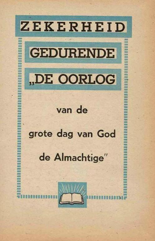 Zekerheid gedurende „de oorlog van de grote dag van God, Boeken, Godsdienst en Theologie, Gelezen, Ophalen of Verzenden