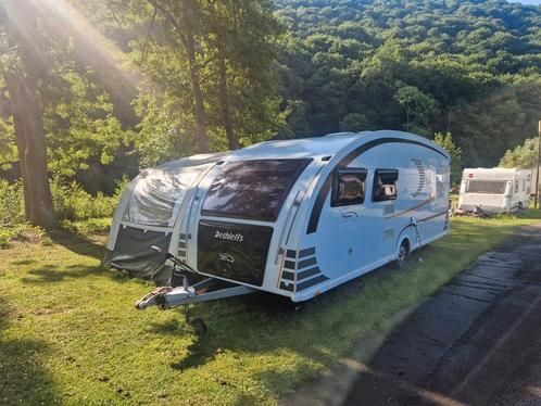 Dethleffs Aerostyle 570 TK (2010), Caravans en Kamperen, Caravans, Particulier, tot en met 6, 1250 - 1500 kg, Treinzit, Dethleffs