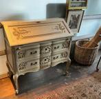 Antieke sécrétaire met prachtig houtsnijwerk, Antiek en Kunst, Ophalen