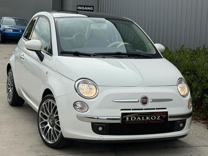 Fiat 500 Lounge•1.2i•Pano•Airco•Abarth velgen•2013•73Dkm!Top, Auto's, Fiat, Bedrijf, Te koop, ABS, Adaptieve lichten, Adaptive Cruise Control
