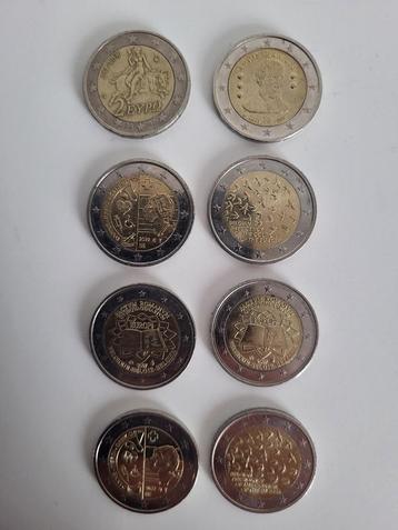 2 euro munten herdenkingsmunten speciale uitgave griekenland, Ophalen of Verzenden, België, 2 euro, Losse munt