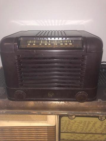 Antieke bakelieten radio