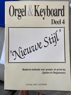 Orgel en keyboard deel 4, Les of Cursus, Ophalen of Verzenden, Zo goed als nieuw, Orgel
