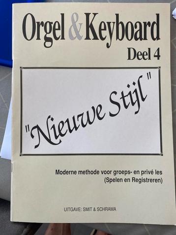 Orgel en keyboard deel 4, Musique & Instruments, Partitions, Comme neuf, Populaire, Orgue, Leçon ou Cours