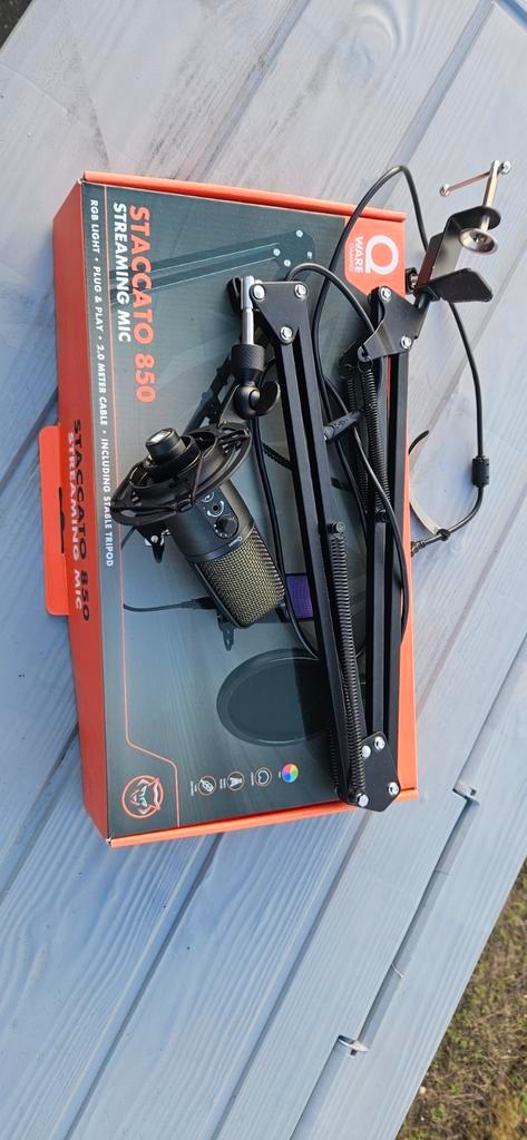 QWARE Gaming Microfoon PC Staccato, Informatique & Logiciels, Claviers, Enlèvement
