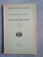 Inv.des archives de la Famille Van der Noot (E.Lejour), Ophalen of Verzenden