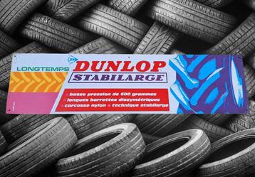 Vintage Dunlop Stabilarge banden Audiscope reclamebord 