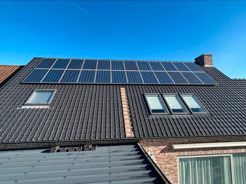 Zonnepanelen 24 stuks met omvormer 5 kw mono, Doe-het-zelf en Bouw, Zonnepanelen en Toebehoren, Gebruikt, Paneel, 200 wattpiek of meer