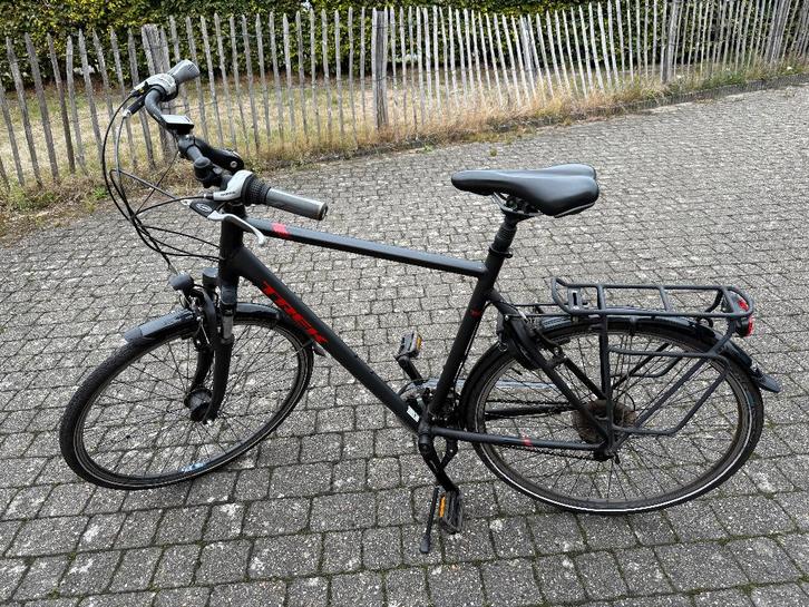 Herenfiets Trek T80 - zwart, sportiever - 28 inch, Fietsen en Brommers, Fietsen | Heren | Herenfietsen, Gebruikt, Overige merken
