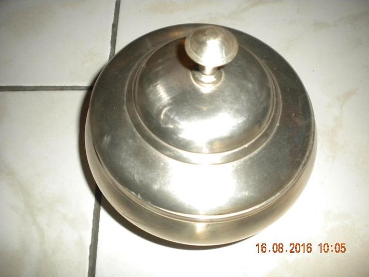 Inox potje + Verpakkingen voor flessen, Diversen, Rommelmarktspullen, Ophalen